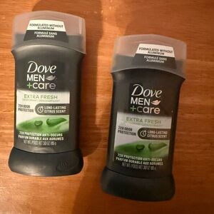New Never Opened or Used, Men’s Dove Deodorant Citrus Scent. You get the pair